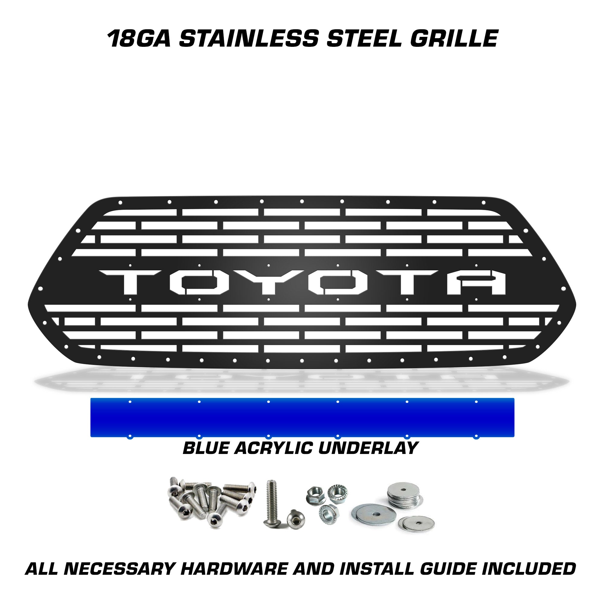 Toyota, Tacoma, Grilles, Truck Grilles, Truck, Grille, Grill, 300 Industries, Powder Coat, Aftermarket Accessories