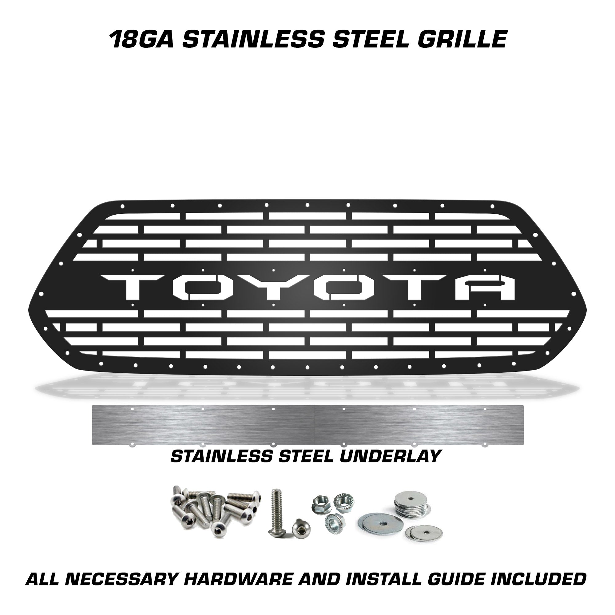 Toyota, Tacoma, Grilles, Truck Grilles, Truck, Grille, Grill, 300 Industries, Powder Coat, Aftermarket Accessories