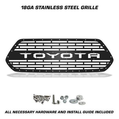 1 Piece Steel Grille for Toyota Tacoma 2016-2017 - TOYOTA V3