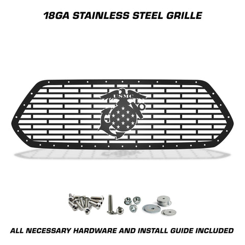 1 Piece Steel Grille for Toyota Tacoma 2016-2017 - USMC