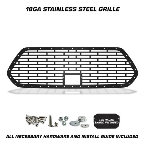 1 Piece Steel Pro Style Grille for Toyota Tacoma 2018-2023 - BRICKS