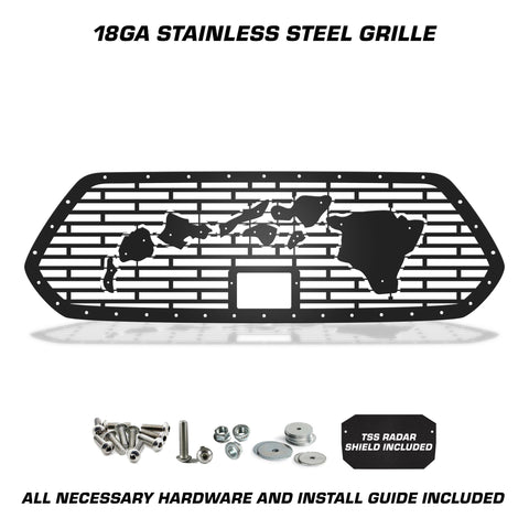 1 Piece Steel Pro Style Grille for Toyota Tacoma 2018-2023 - HAWAII