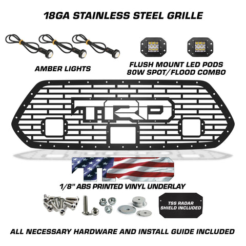 Toyota, Tacoma, Grilles, Truck Grilles, Truck, Grille, Grill, 300 Industries, Powder Coat, Aftermarket Accessories