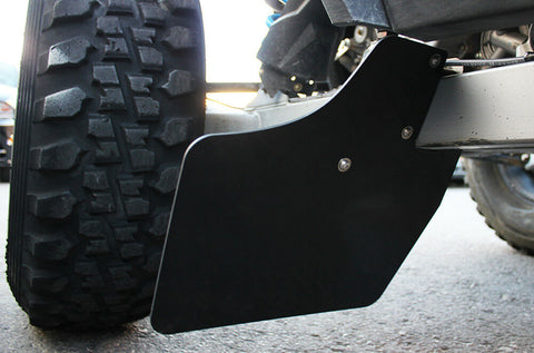 2PC set of Can Am X3 Mud Flaps w/ Stainless Steel Brackets fits Can Am X3/Rzr 1000/Rzr 900